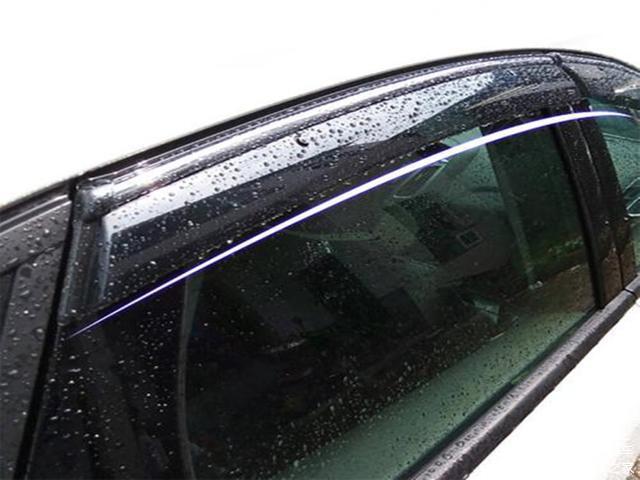 汽车晴雨挡用哪种安装方法好,汽车装晴雨挡好不好啊