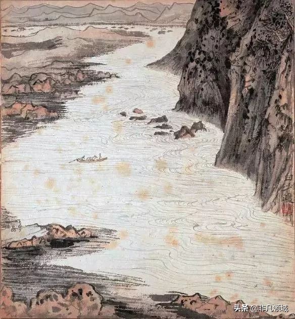 如何画水墨画初学者,中国画技法入门怎么画青绿山水