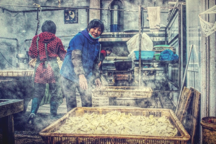 纯手工豆腐干的制作大全,石磨豆腐干怎么制作