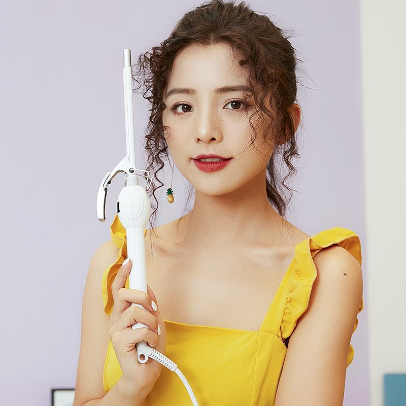 用卷发棒卷羊毛卷,用卷发棒自己烫法式羊毛卷