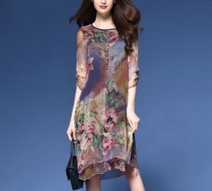 如何选择真丝裙子,最简单真丝连衣裙做法