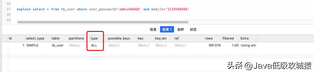 mysql查看索引关键字,mysql查看索引信息