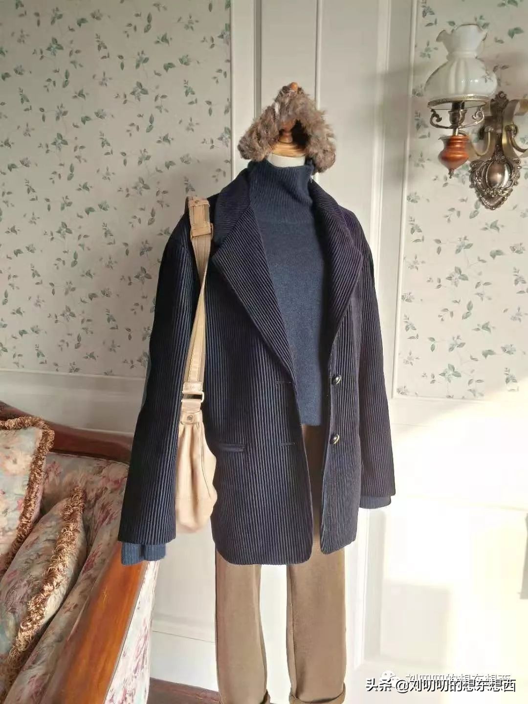 羊绒衫穿搭技巧秋冬,休闲装搭配冬款