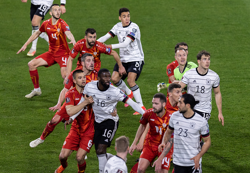 德国vs北马其顿4:0,德国1:2北马其顿集锦