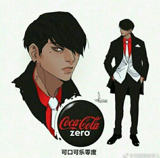 将饮料拟人成漫画人物,日本画师把饮料拟人化