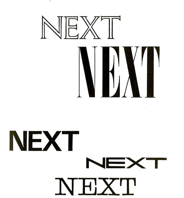 保罗设计商标,乔布斯next电脑外观