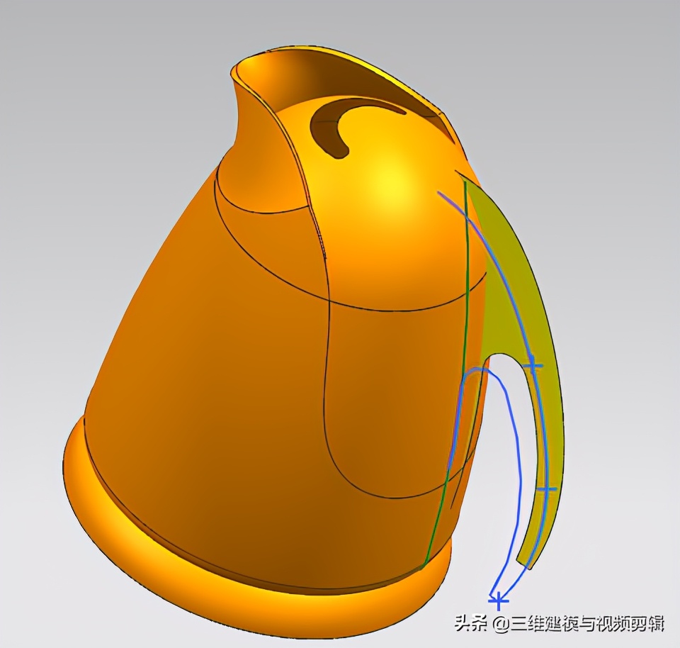 ug12.0咖啡壶实体建模,ug12.0曲面建模实例100例