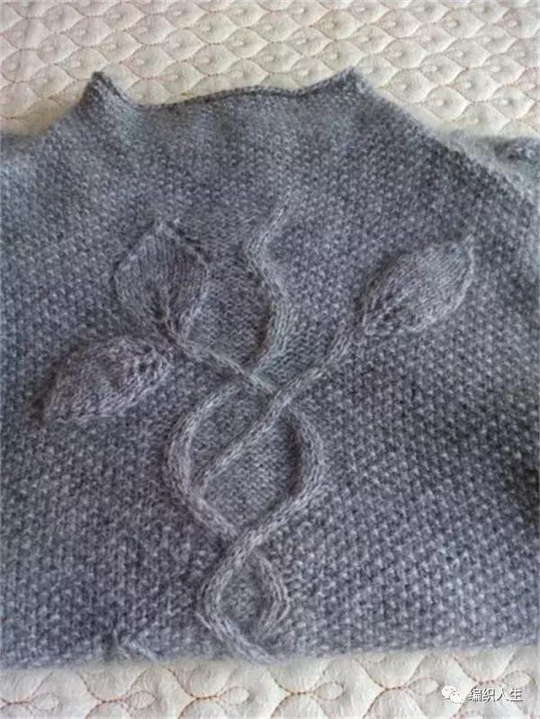 绞花领子棒针图解,棒针绞花背心教程