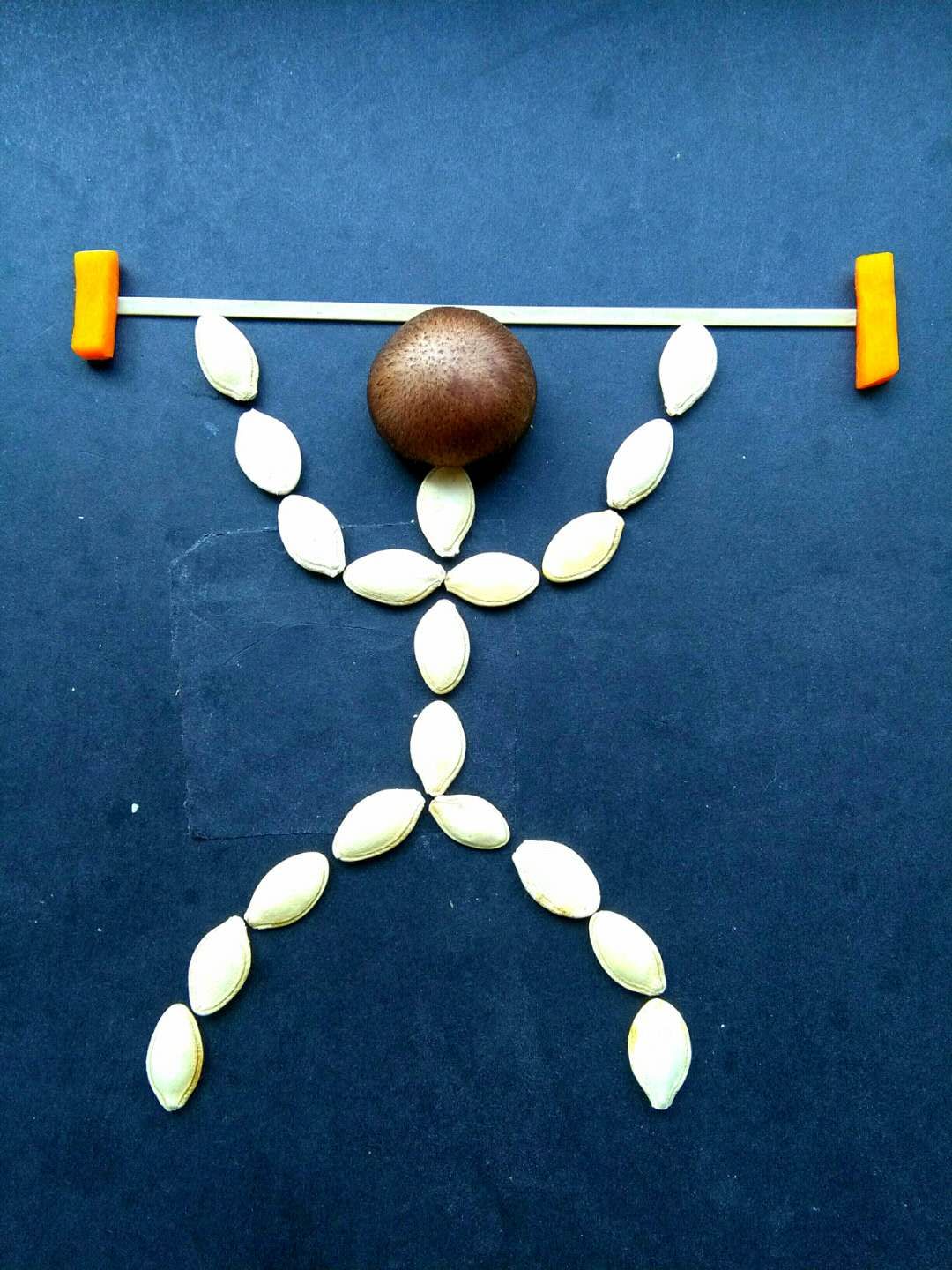 健身创意墙画,夏日美食家庭主题画