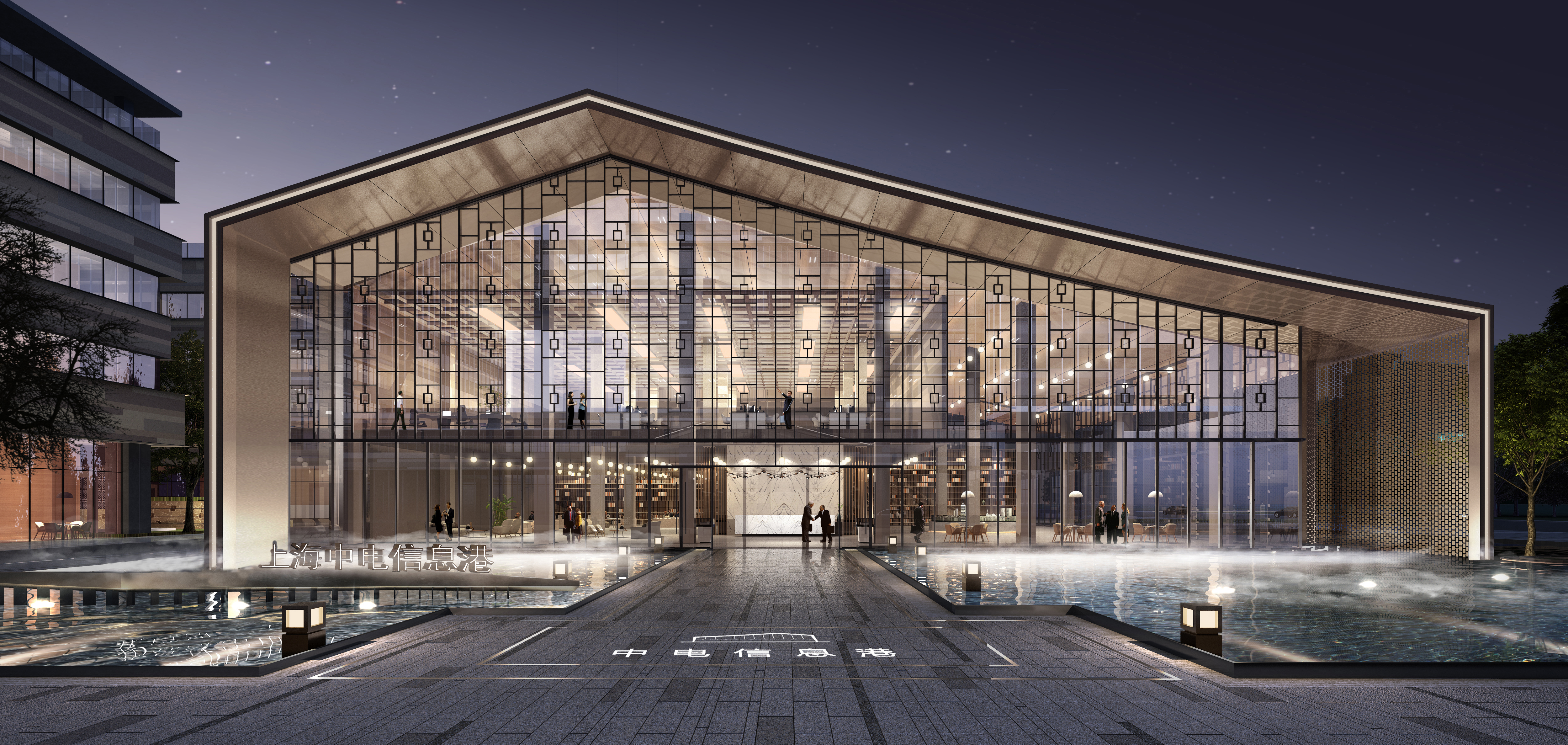 上海中电信息港项目规划图,长三角G60科创走廊产业赋能中心