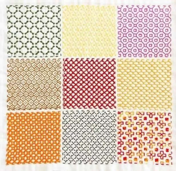 刺子绣简单绣法视频,学会刺子绣diy制图