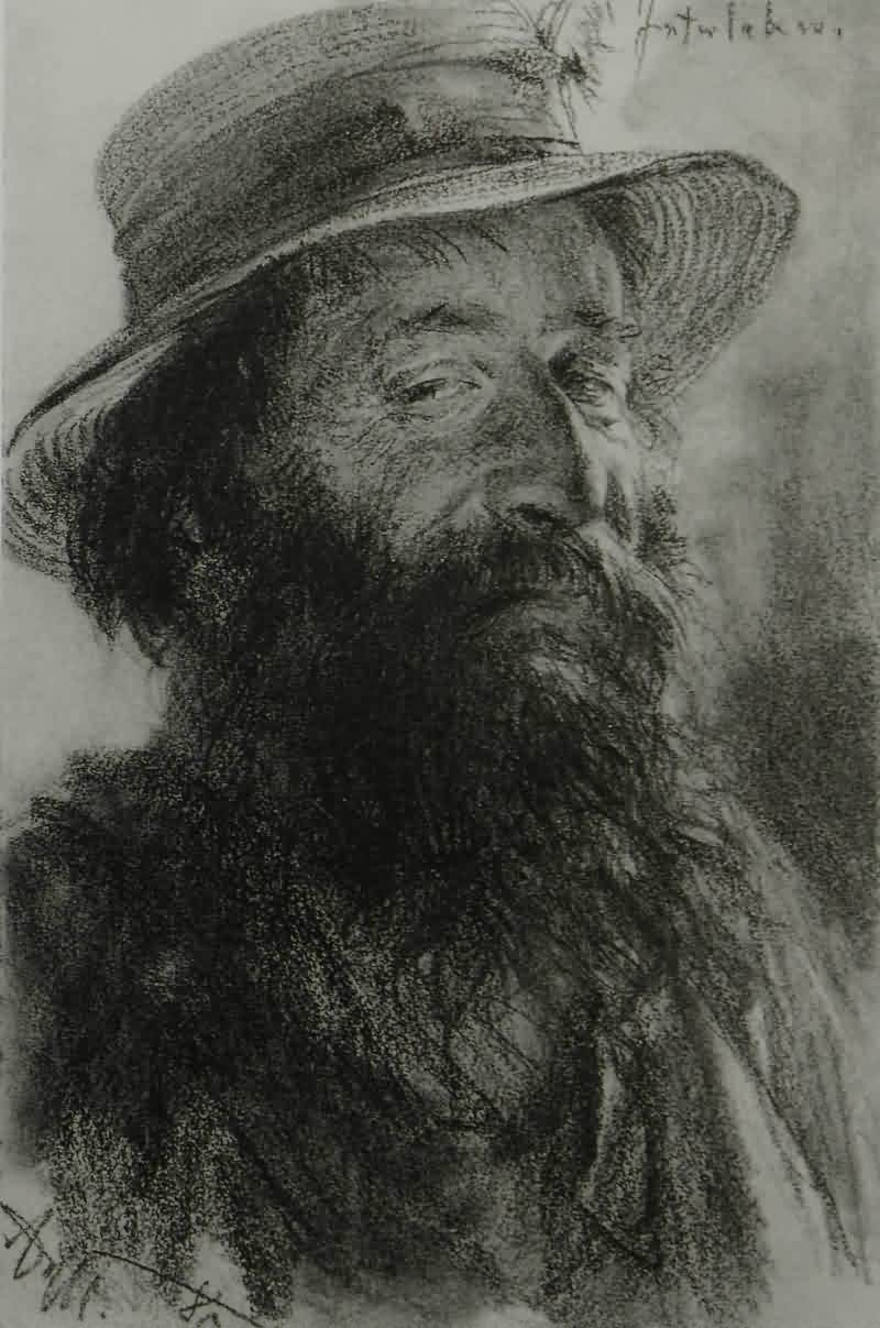 门采尔素描高清大图,门采尔高清素描风景画