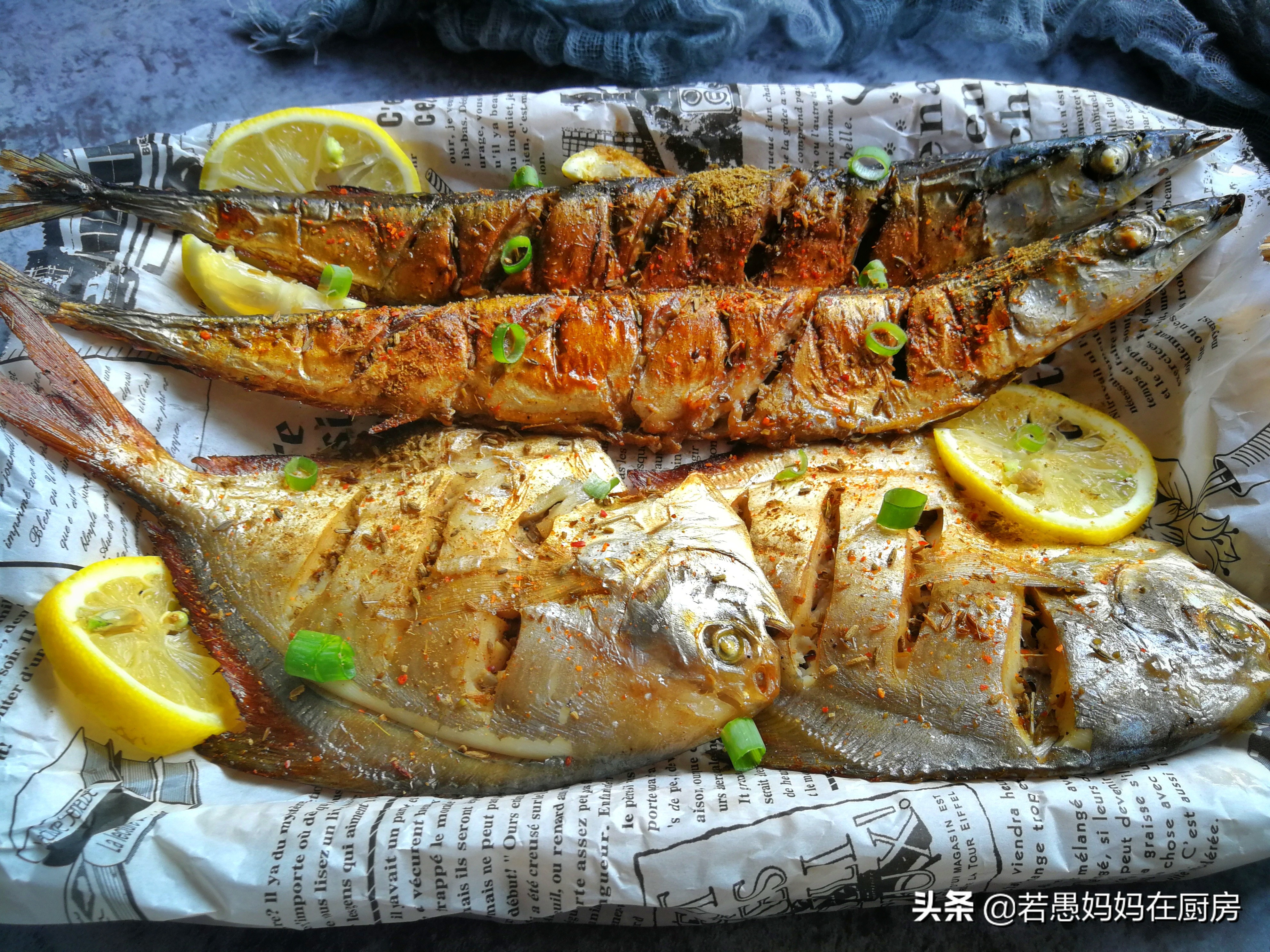 什么海鱼烤着吃味道最好,夏天必吃油煎海鱼