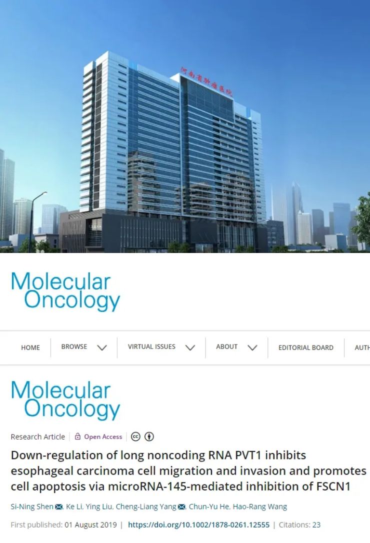 郑州大学附属肿瘤医院,郑州肿瘤医院论文