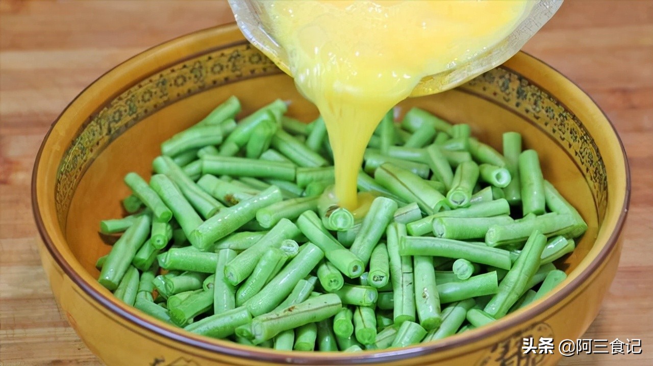 减脂晚餐豇豆木耳鸡蛋的家常做法,豇豆炒鸡蛋怎么炒才好吃