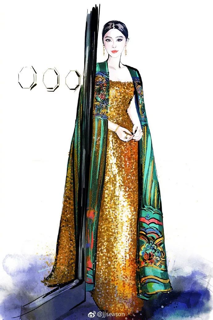 精美水墨插画,那些浪漫的水墨画插画