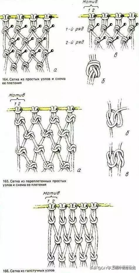 挂式收纳网袋钩织,钩织各种购物网袋收纳神器教程