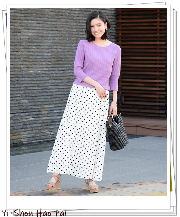 即将流行的法式波点裙,今年流行波点连衣裙吗