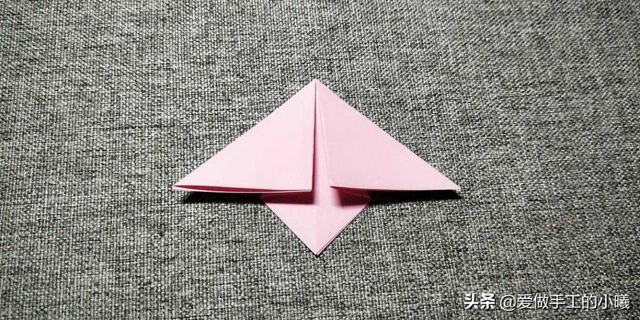 立体花怎么折简单又漂亮,手工折花最简单的五瓣花