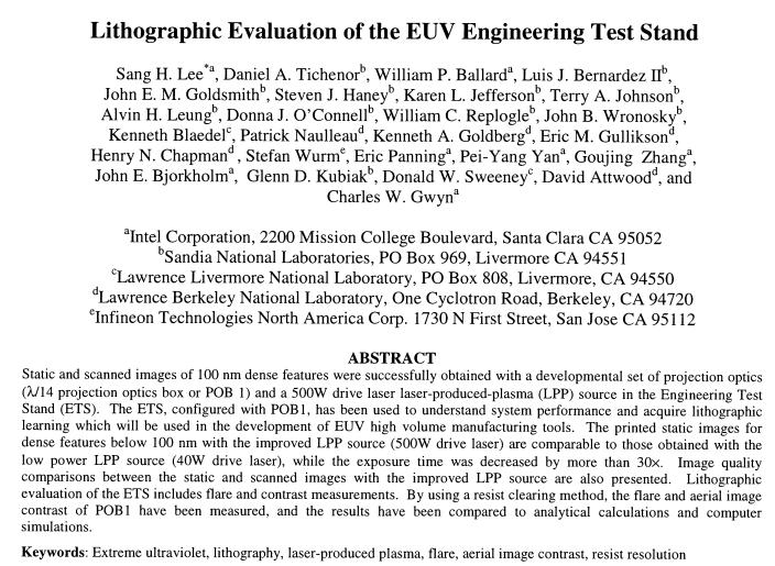 euv光刻机和etf光刻机有什么区别,x-ray光刻机与euv光刻机区别