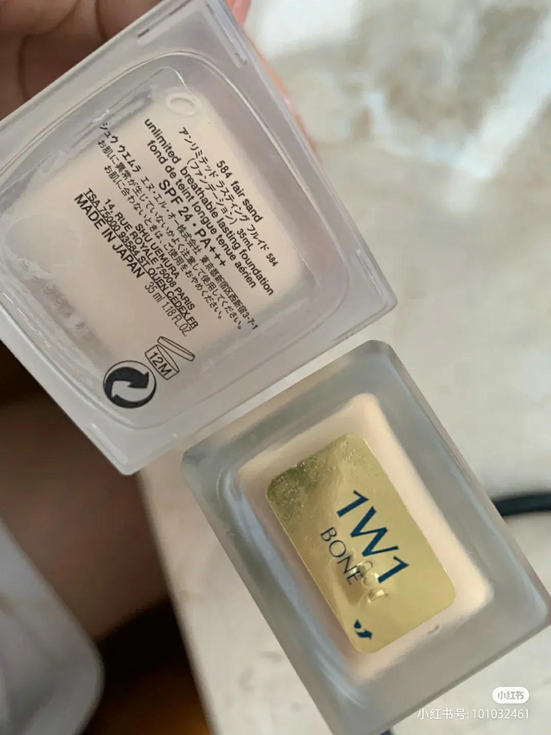 粉底液植村秀小方瓶遮瑕,植村秀小方瓶和dw粉底液测评