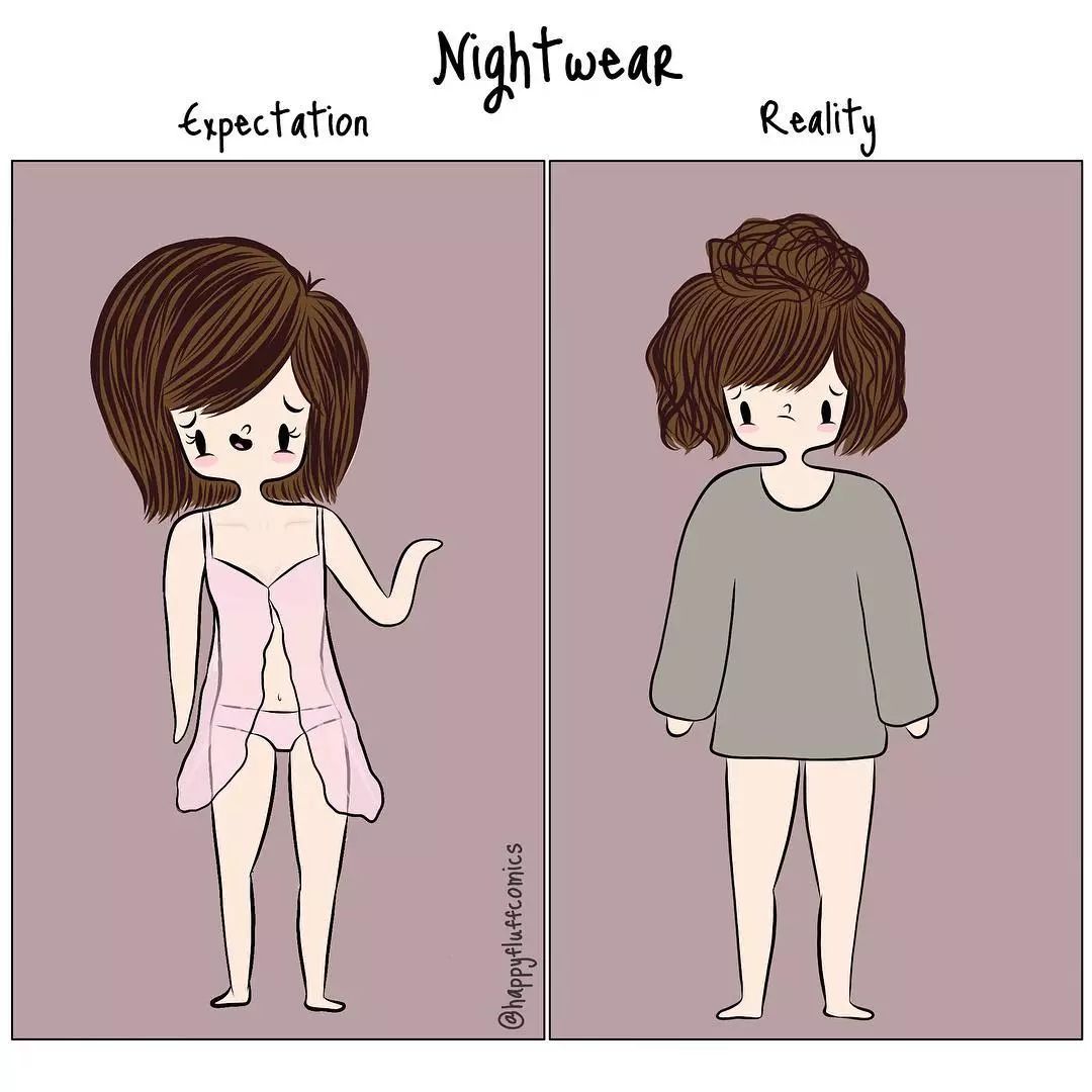 日常女性插画,女性插画生活日常