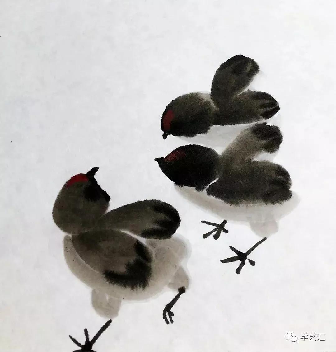 绘画水墨作品大全,水墨画儿童绘画技法新教程