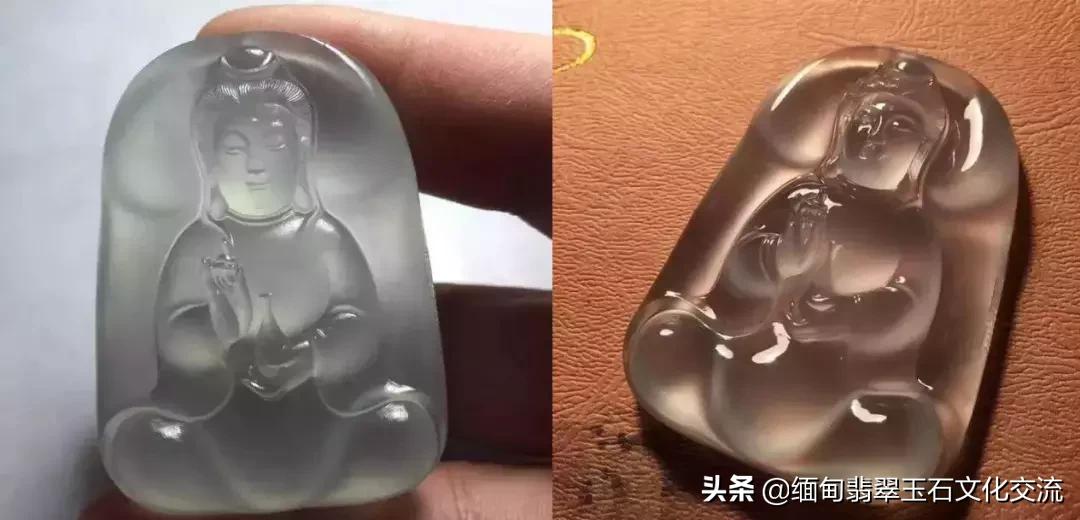 翡翠原石抛光前后比较图解,美玉抛光