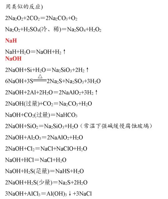 高中关于铁的化学反应方程式,高中化学方程式大全完整版下载