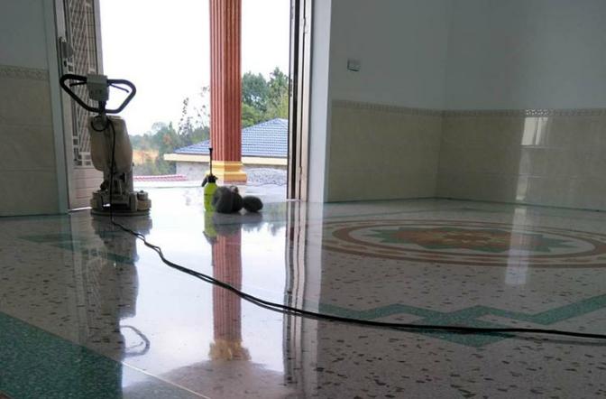 水磨石怎么不亮,水磨石地面怎么保持亮