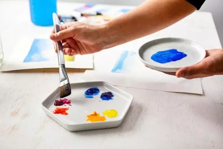 古风背景绘画水彩简单,绘画水彩风景简单