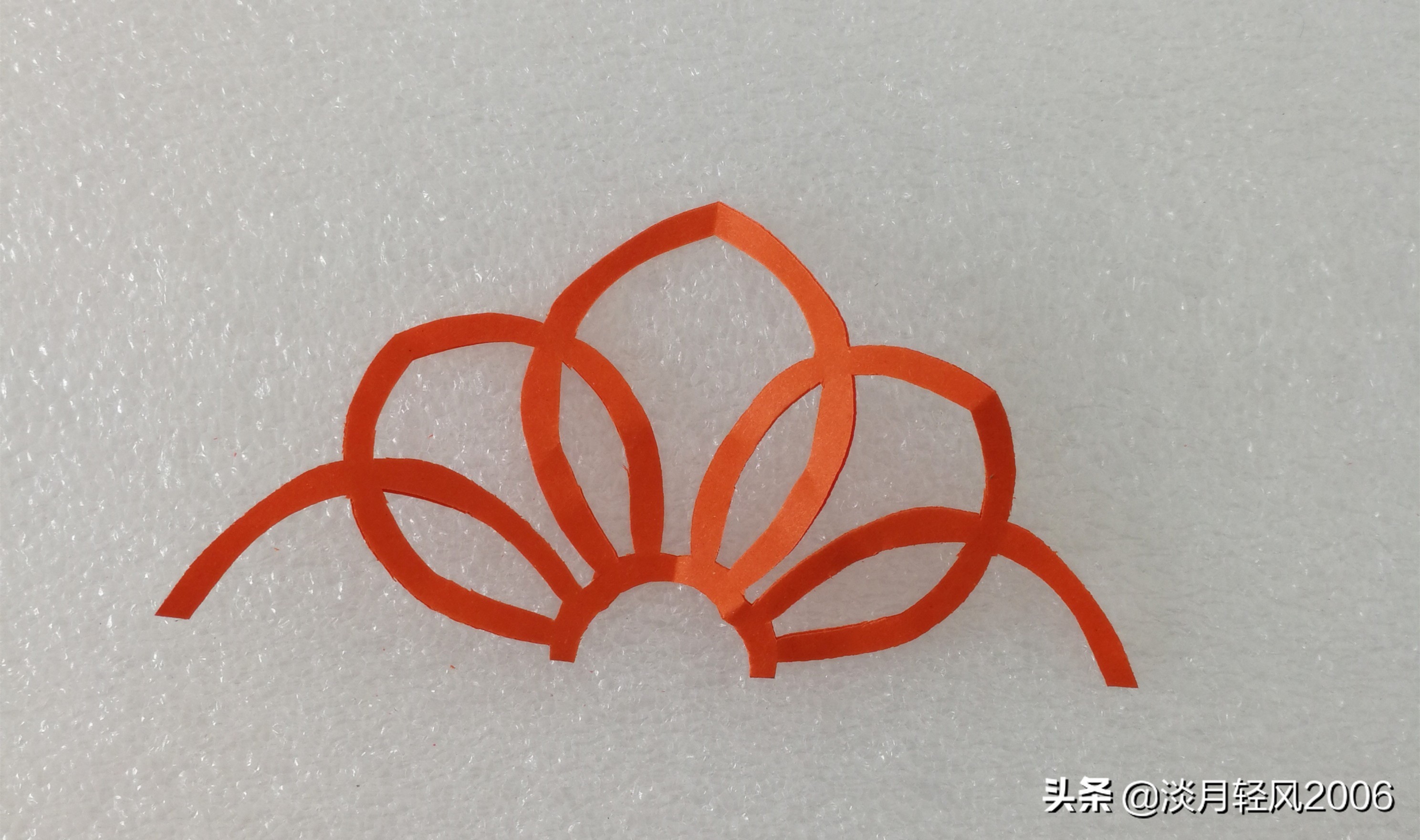 剪简单剪纸团花图案,剪纸手工花样大全图片步骤