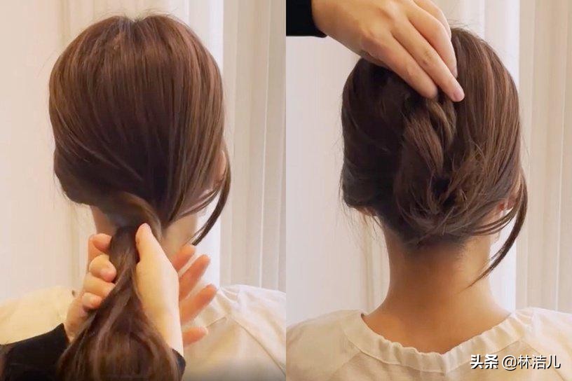 秀智同款头发怎么扎好看,秀智发型短发丸子头
