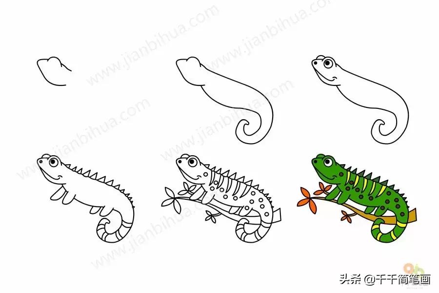 3-6岁儿童动物画入门教程,幼儿园动物画大全最简单