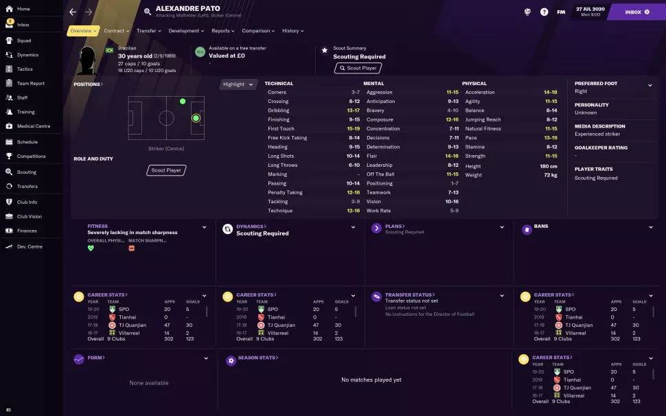 fm2021开档必签球员推荐,fm2021开档必签年轻妖人