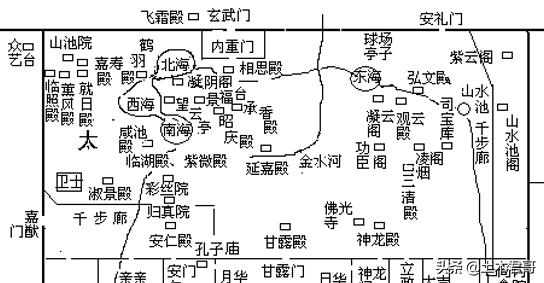 唐朝太极宫玄武门,玄武门到武德殿