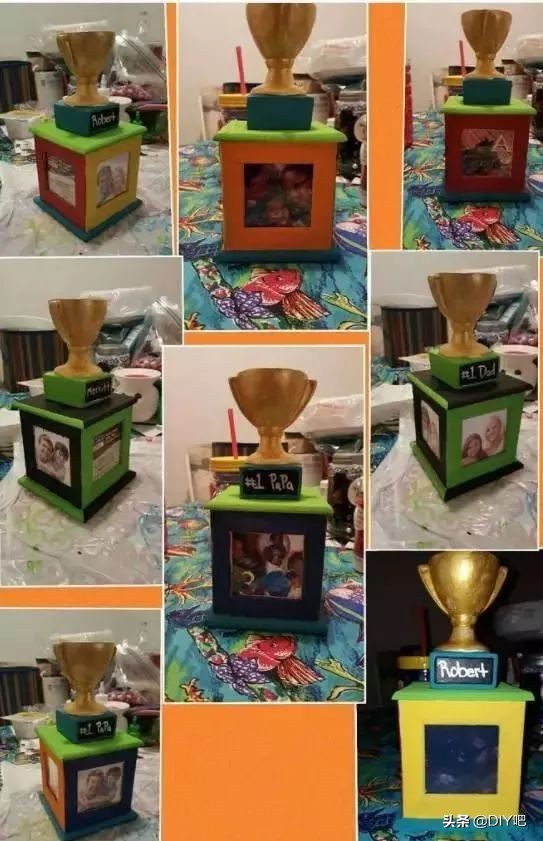 父亲节礼物手工教程使用白色的纸,8-12岁父亲节手工礼物卡纸