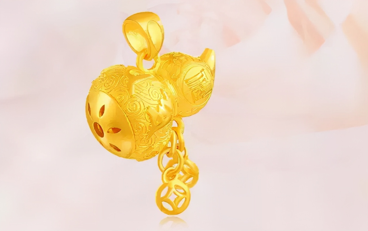 黄金观音吊坠的寓意和象征,黄金吊坠葫芦的寓意和象征
