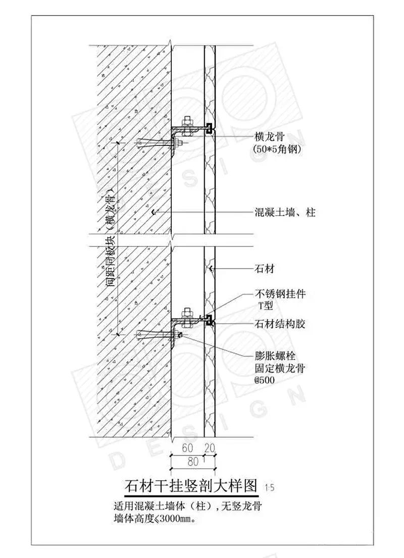 墙面干挂石材破裂修补,外墙干挂石材工艺流程视频教学