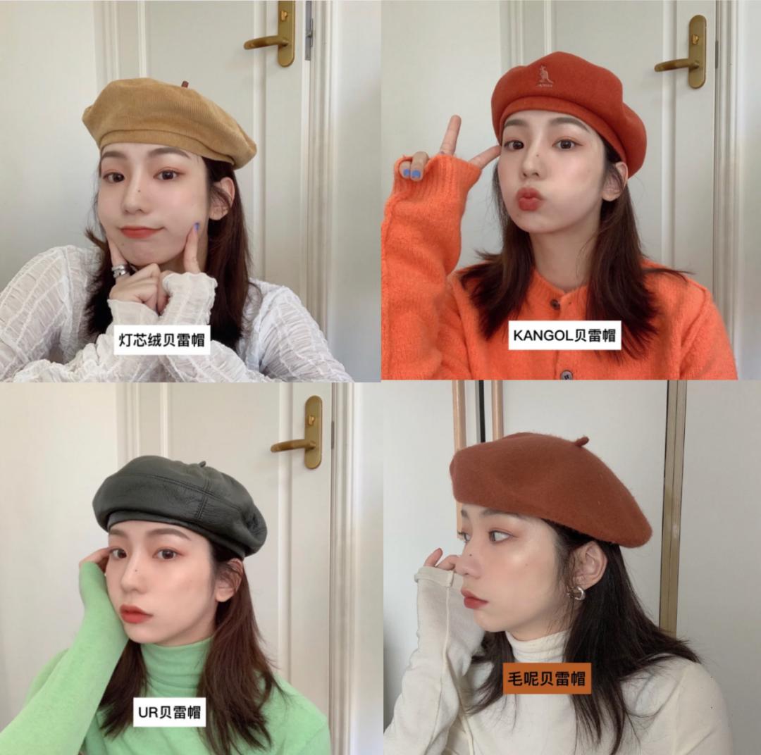 棒球帽白色和黑色帽子哪个显脸小,帽子大头围大脸显脸小