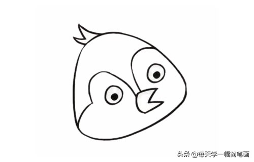 春天树木开花燕子蜜蜂飞来简笔画,简笔画燕子教程幼儿园