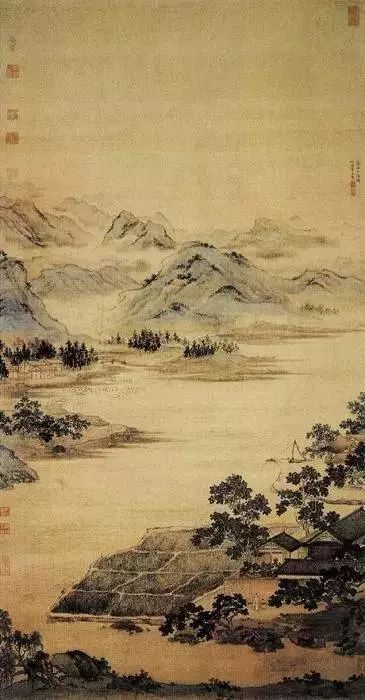 明代夏芷国画山水作品高清大图,明代100幅山水精品赏析第二辑