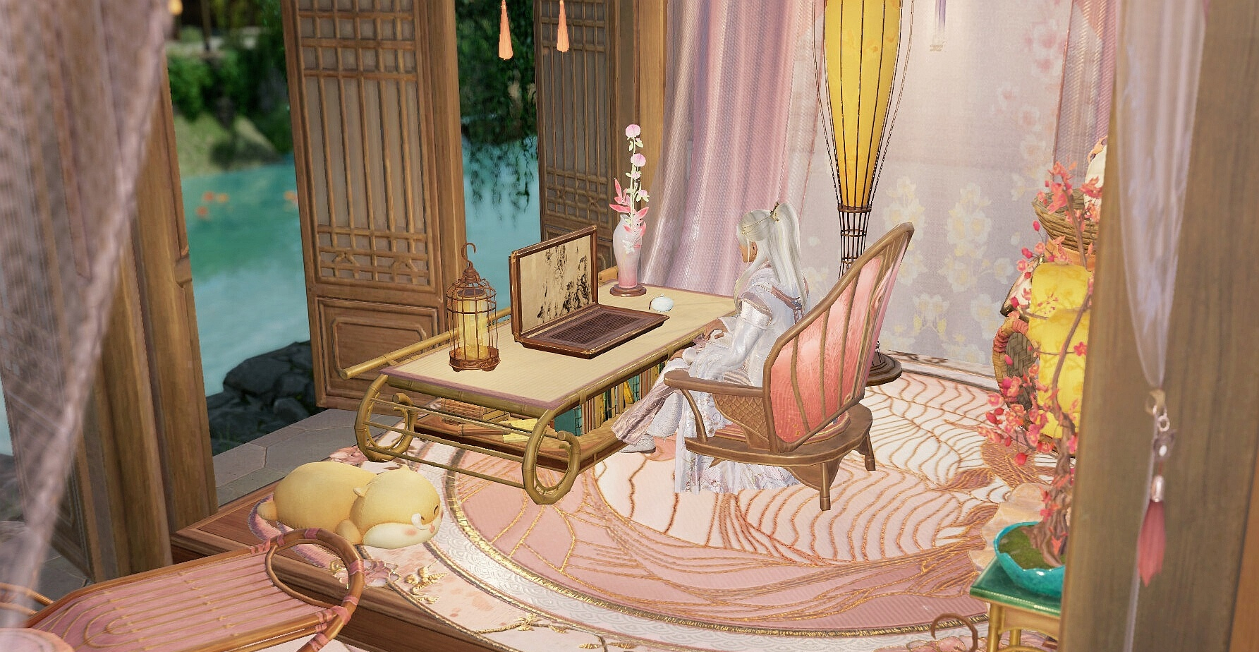 剑网三玩家分享笔记本电脑组建,有人游戏中开起网吧,就是缺鼠标