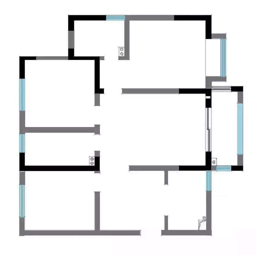 我的天，98㎡不仅能塞下三室一厅，还有独立衣帽间