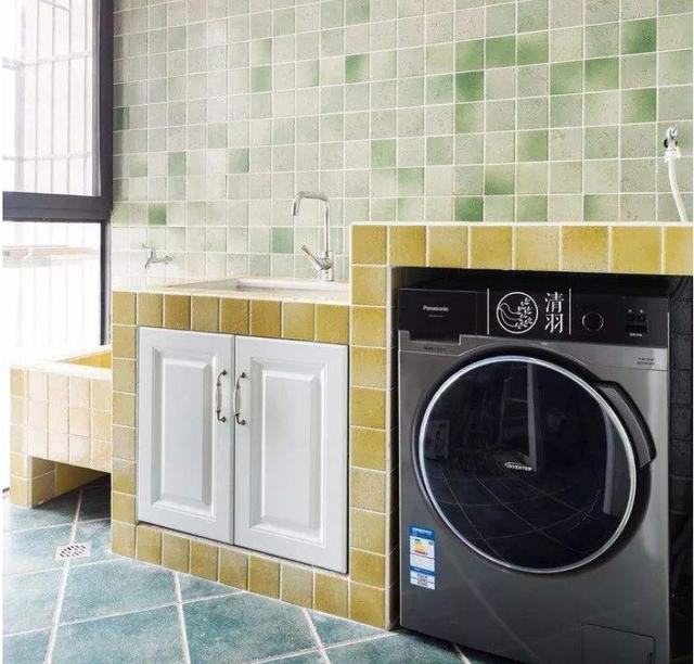 阳台洗衣机装修实用技巧,阳台洗衣机洗衣池怎么装