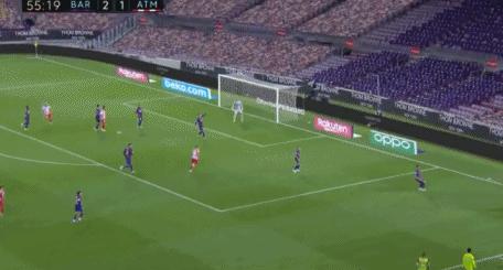 巴萨vs马竞梅西帽子戏法,巴萨2-3马竞梅西表现