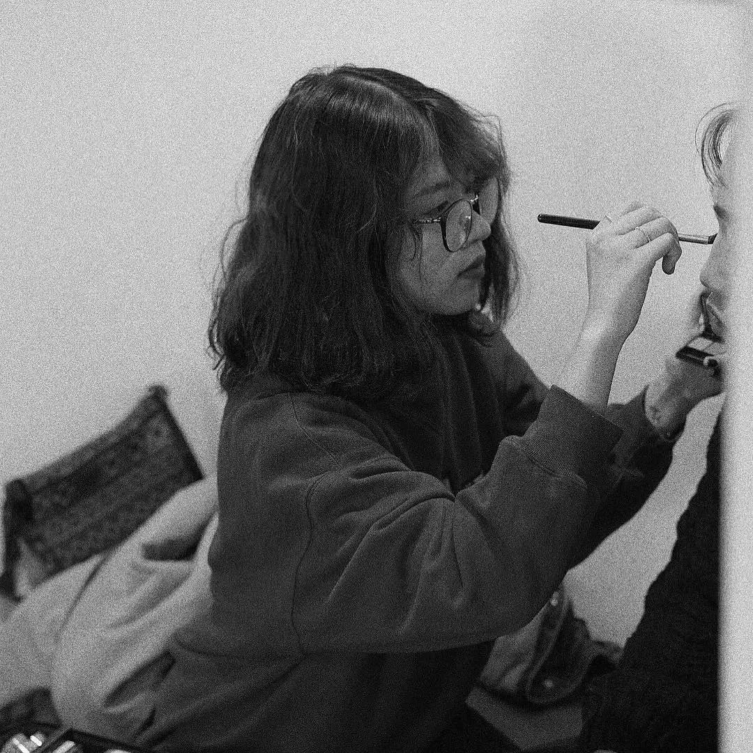 越南网红小姐姐妆容,越南ins小姐姐化妆