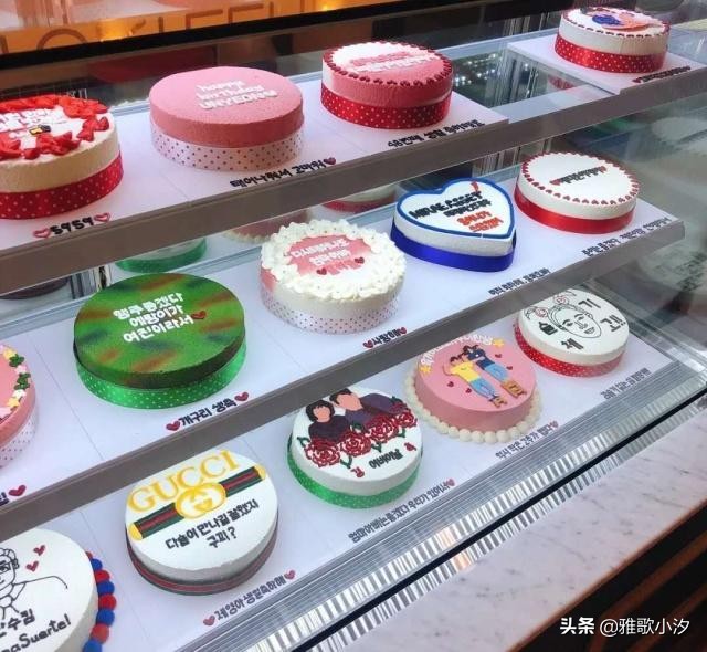 看了韩国的蛋糕橱窗,终于相信韩剧里不是骗人的,果然够“梦幻”