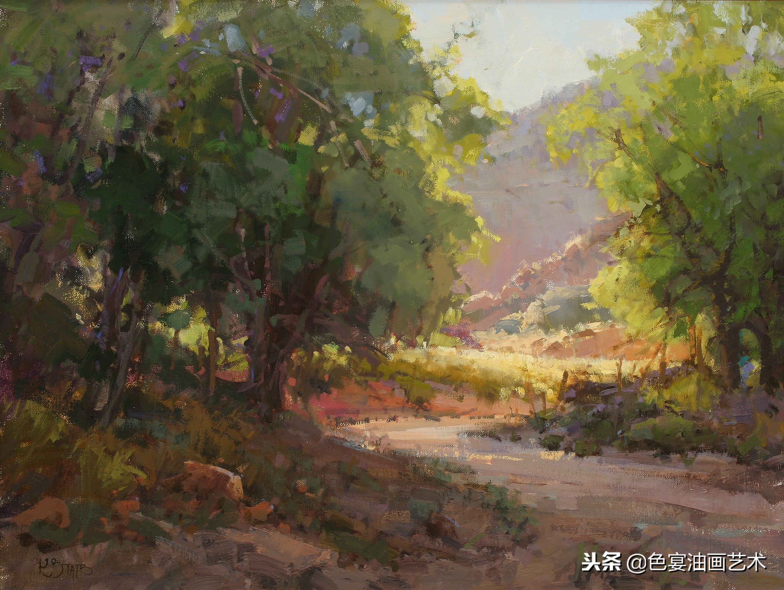 俄罗斯油画大师风景油画教程视频,油画大师油画风景创作教学视频