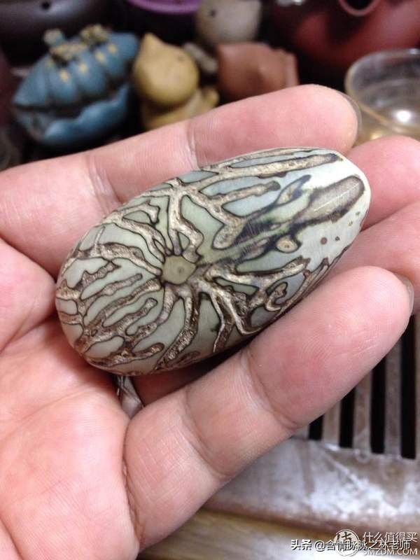 千眼菩提纹路里污垢怎么打磨,千眼菩提打磨的只剩点了